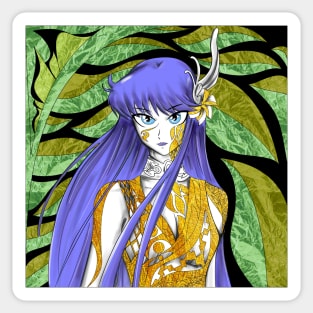 saori the goddess of justice athena ecopop Sticker